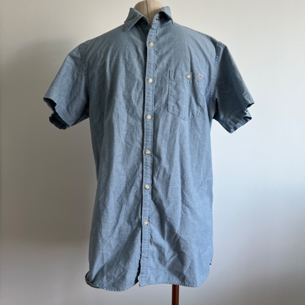 Jack&Jones - Blue Short Sleeves Button Down Shirt